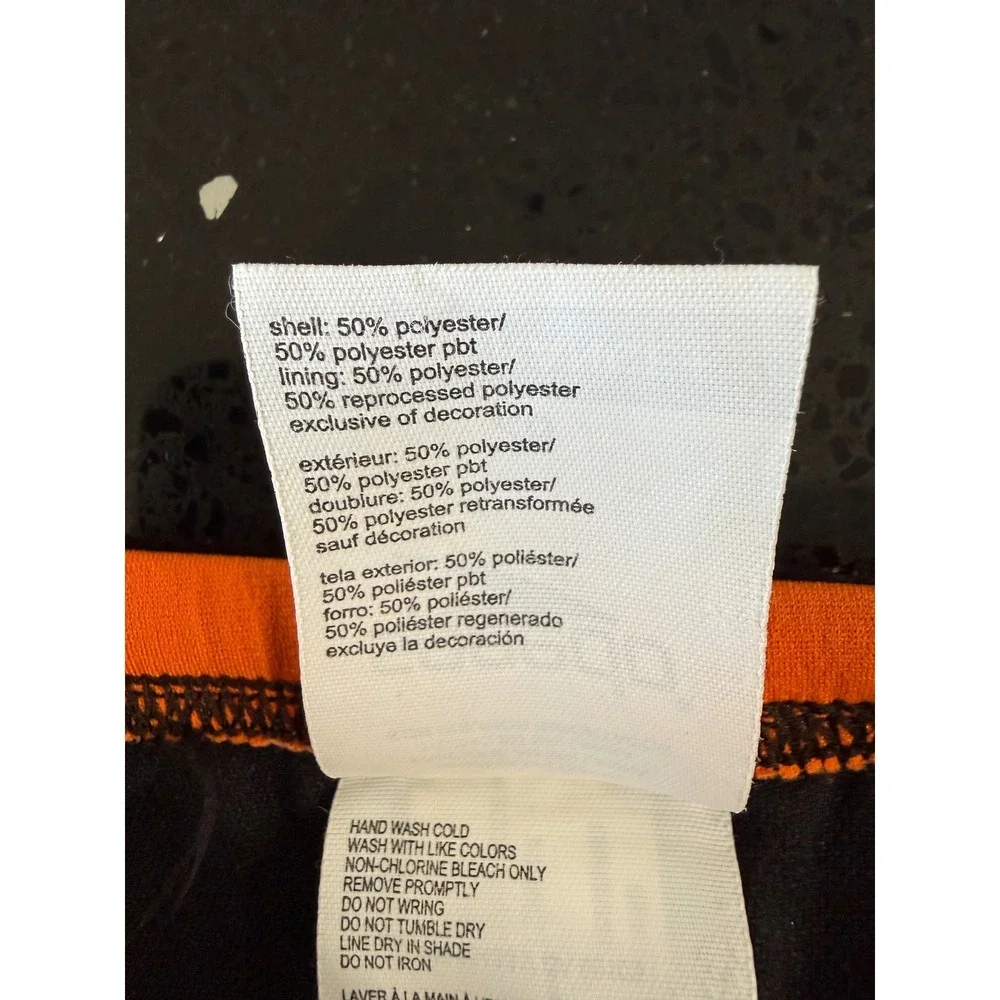 Speedo Endurance+‎ Mens Swim Briefs Size 28 Black Orange YMCA Barracudas Team